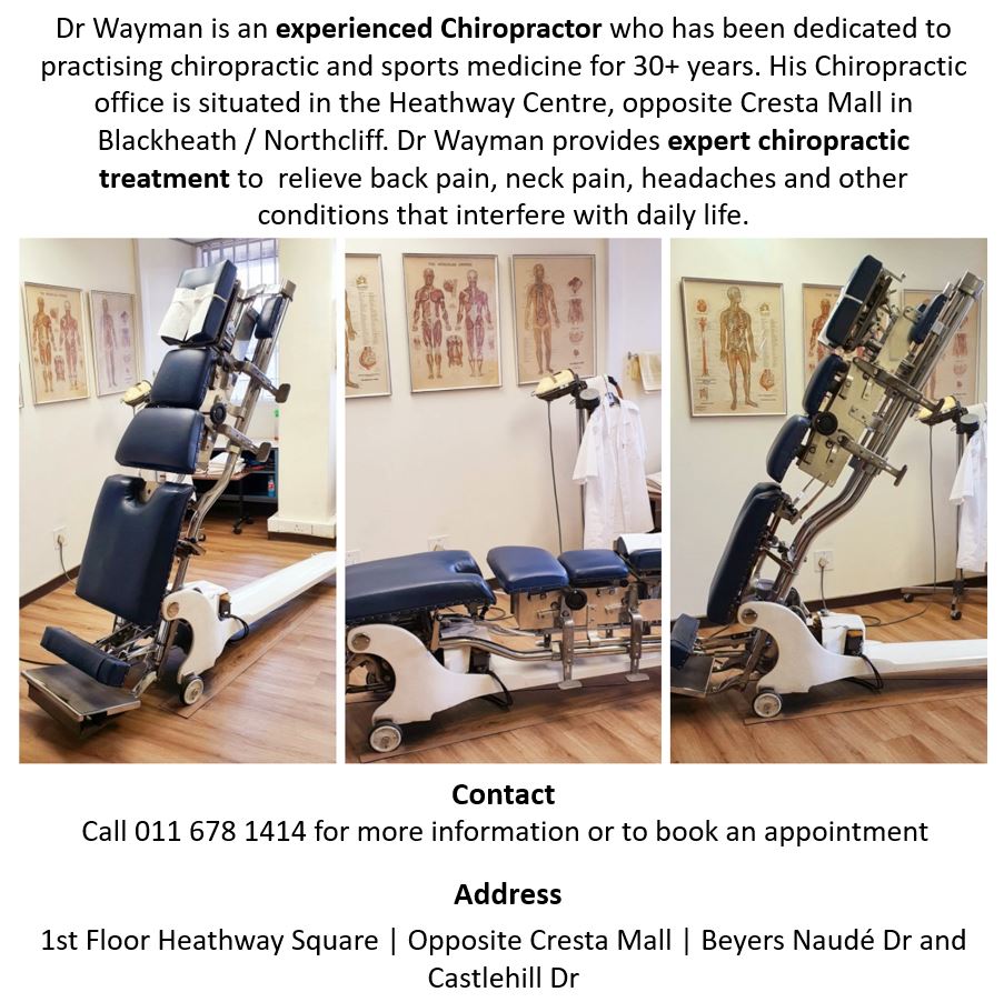 chiropractor fairland. 
https://g.page/Dr-Richard-Wayman-Chiropractor?gm